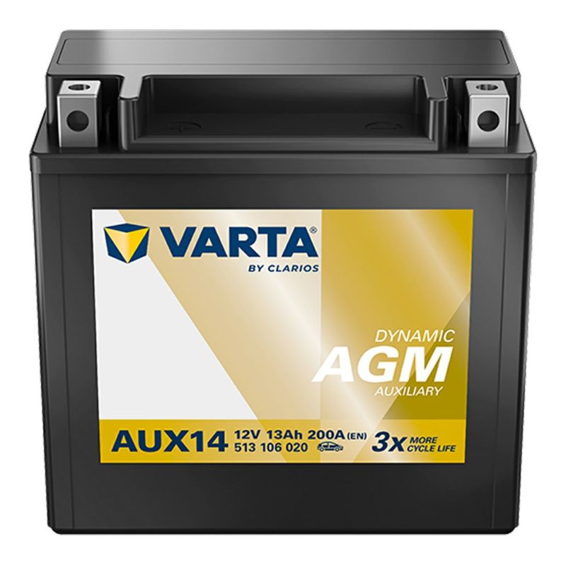 VARTA 補機 バッテリー AUX14 サブバッテリー 13Ah 200CCA 本体サイズ