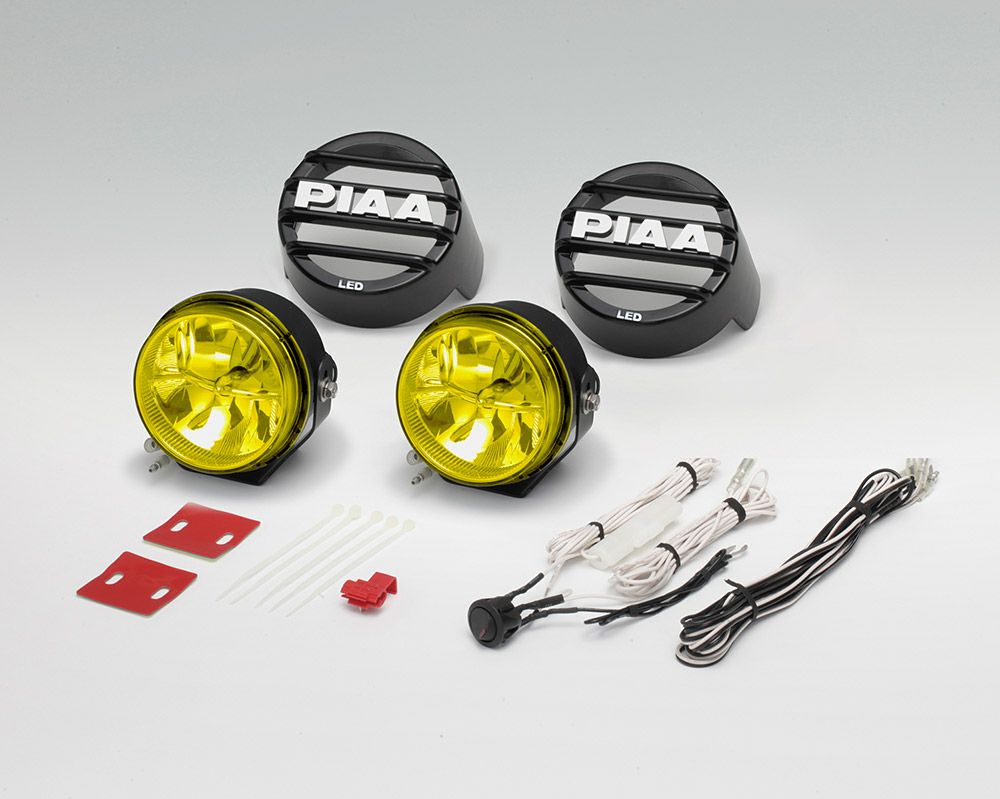 PIAA 後付けランプ LED イオンイエロー LP530シリーズ 27600cd ドライビング配光 12V/9.4W 耐震10G、防水・防塵IPX7対応 ECE、SAE規格準拠 2個入 DK536G ピア