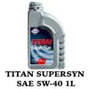 TITAN SUPERSYN SAE 5W-40 1L FUCHS フックス オイル A602003195 エンジンオイル | 承認 ベンツ  229.3 ポルシェ A40 ルノー RN0700 RN 0710 VW 50200 50500 推奨 BMW LONGLIFE-98 FIAT  9.55535-H2 M2 N2 Z2 エンジン保護 燃費向上 ...