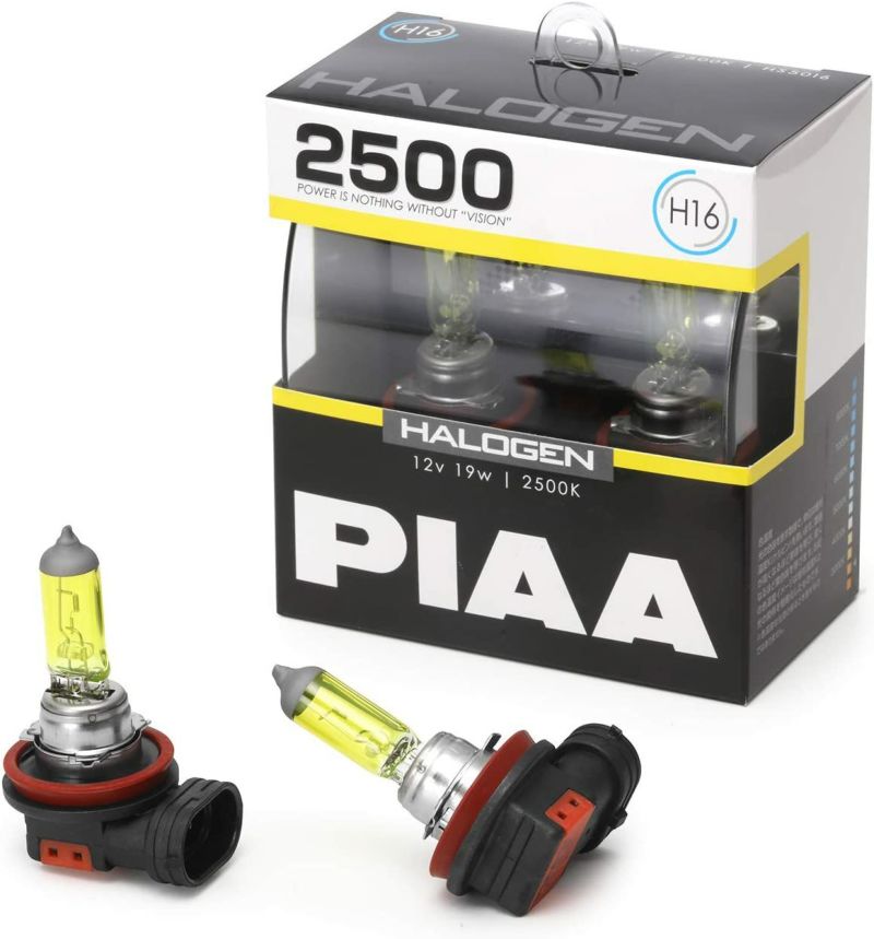 PIAA ヘッドライト・フォグランプ用 ハロゲン 2500K 車検対応 H16 2個