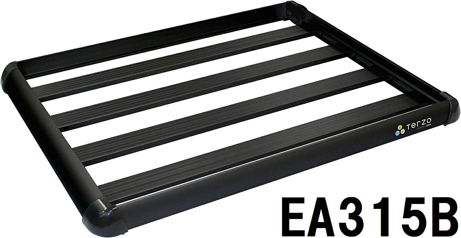 Terzo テルッツォ by PIAA ルーフラック 1個入 ミドルサイズ 130×105cm ブラック EA315B ルーフラック・バスケット コンパクトカー 小型SUV キャンプ アウトドア カー キャリアアイテム 車 荷物 積載 ピア