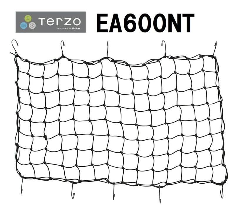 Terzo テルッツォ by PIAA 車室内キャリア専用 オプション 1個入 ラゲッジネット ブラック 90cm×50cm EA600NT ピア