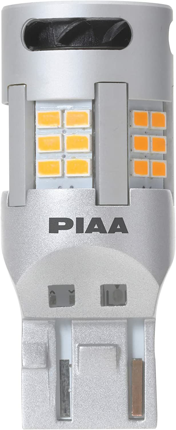品質一番の PIAA ウインカー用 LED アンバー 冷却ファン搭載 ハイフラ防止機能内蔵 1100lm 12V T20 2年保証 車検対応 1個入  LEW103
