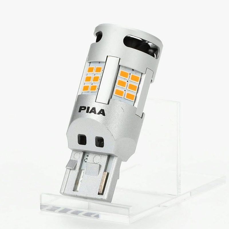 限定製作】 PIAA ウインカー用 LED アンバー 冷却ファン搭載 ハイフラ防止機能内蔵 1100lm 12V T20 2年保証 車検対応 1個入  LEW103