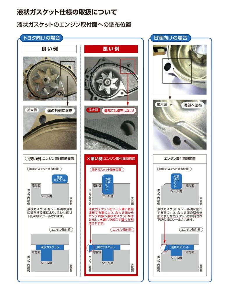 AISIN アイシン ウォーターポンプ　WPM-061　純正品番：MD350772　|　ダイキャスト製造 高品質 高強度 高性能 高耐久性  アフターパーツ 車検 修理 整備 修理部品 冷却系 エンジン部品 補修パーツ 自動車用品 カーパーツ WATER PUMP