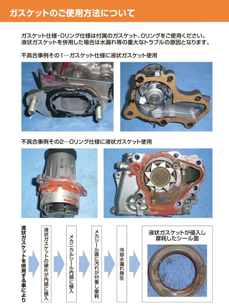 AISIN アイシン ウォーターポンプ WPT-140 ガスケット スタッドボルト