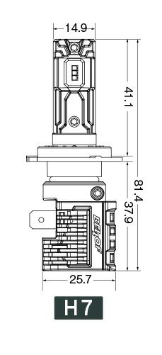 ベロフ EBA1934 ヘッドランプ＆フォグランプ用 LED バルブ
