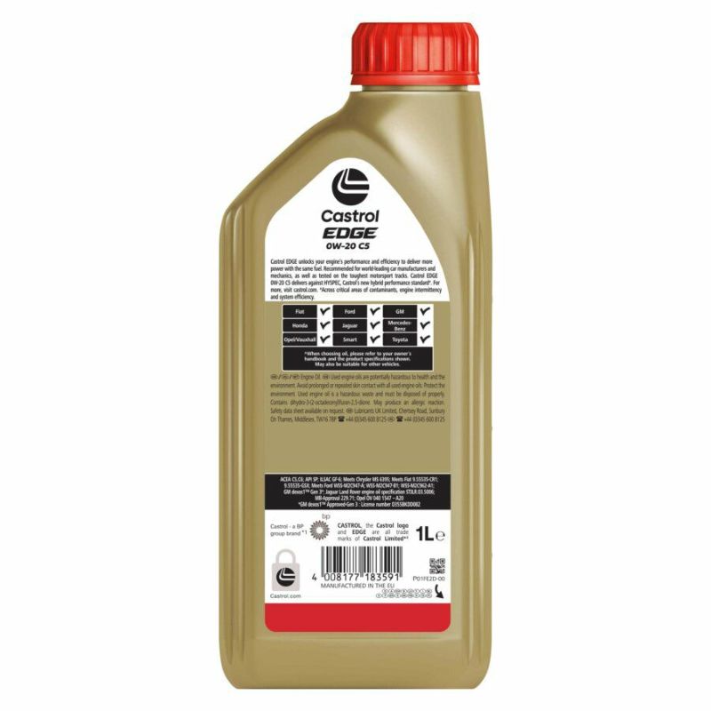 エンジンオイル 0W-20 SP Castrol EDGE カストロール エッジ 5L