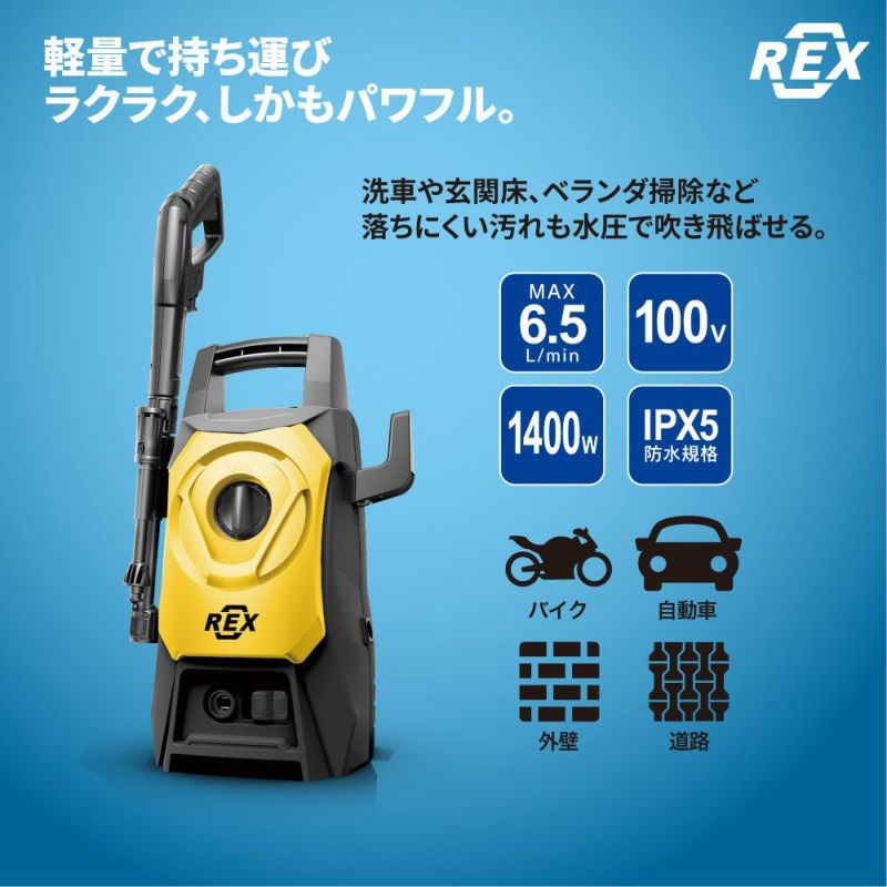 高圧洗浄機 ホワイト/ブルー ポケッタブル高圧洗浄機 SWU-1｜ハンドツール・エアツール・電動